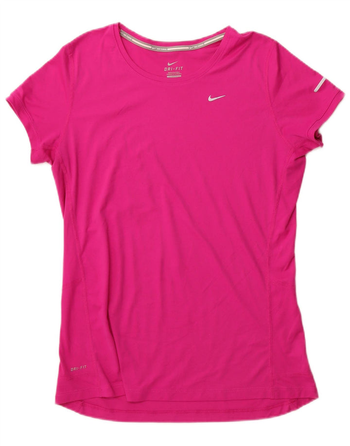 T-shirt damski Nike Dri Fit Top UK 14, duży, różowy