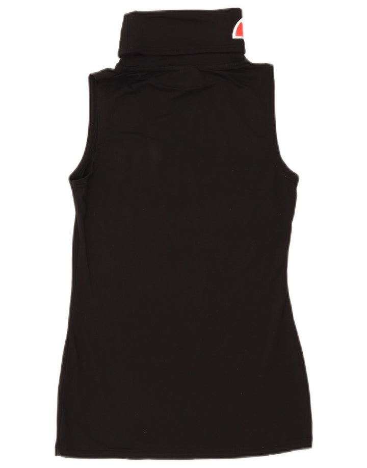 Damska kamizelka graficzna Ellesse Top UK 10 Small Black Nylon