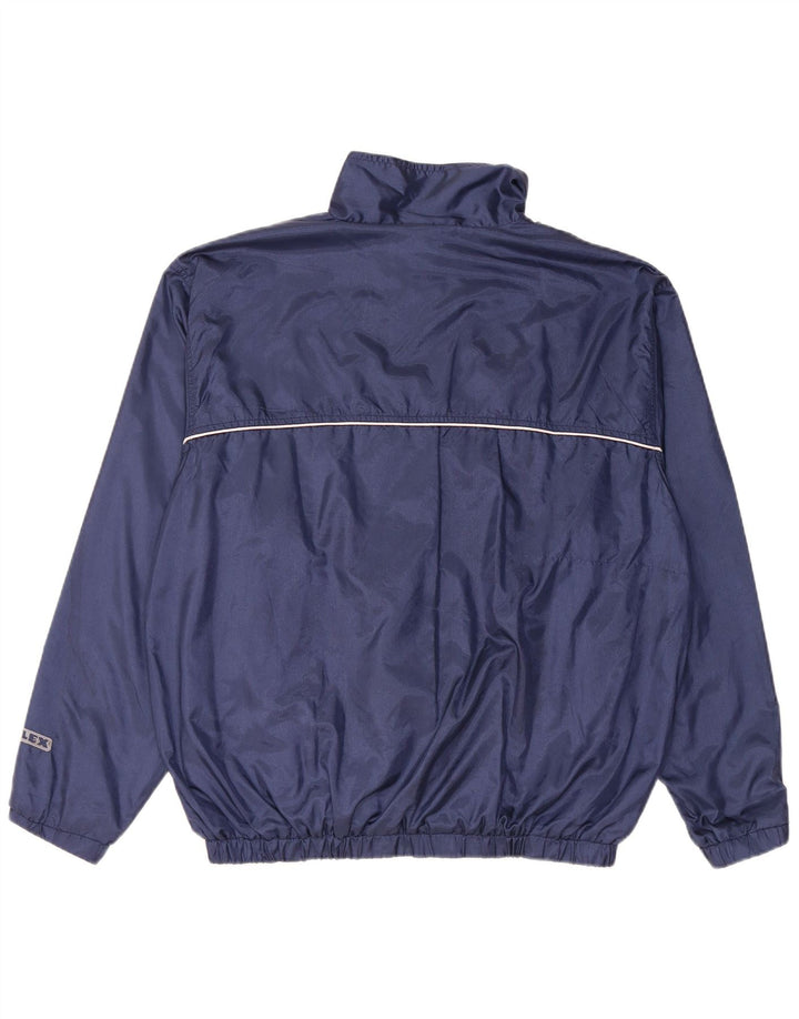 Męska kurtka dresowa ALEX UK 38 Średni granatowy poliamid z blokami kolorów