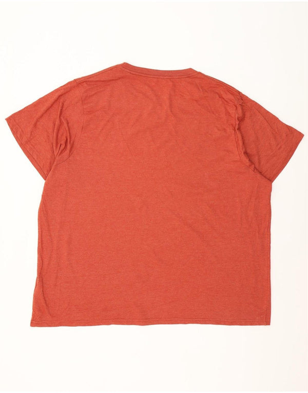 Męska koszulka z grafiką Weird Fish, 5XL, pomarańczowa, bawełniana
