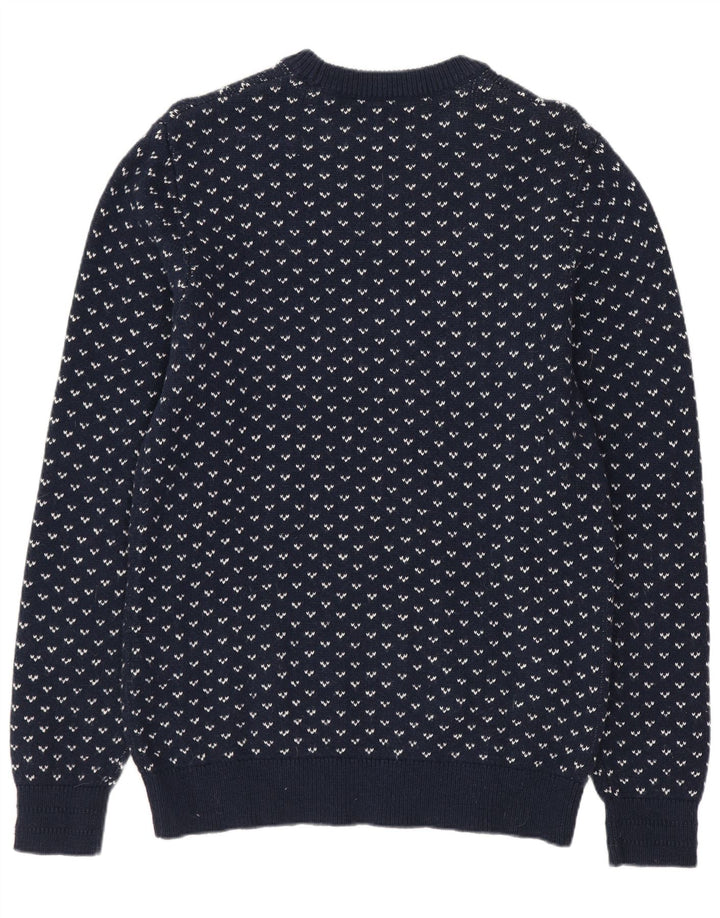 Męski sweter JACK & JONES z okrągłym dekoltem, średni granat