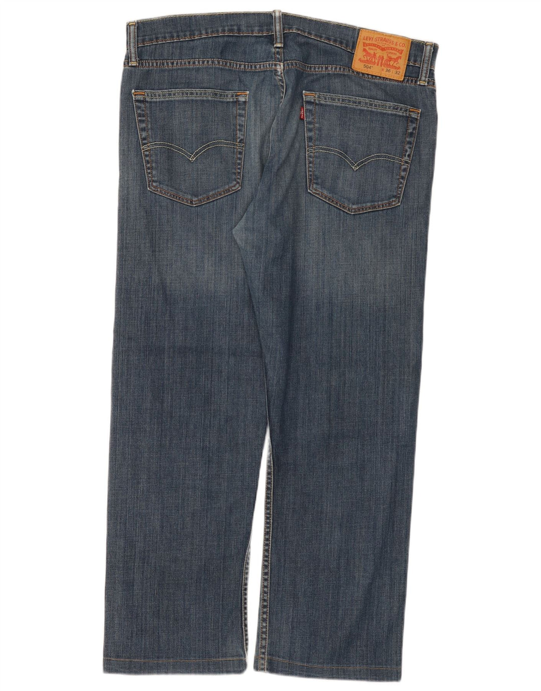 Męskie jeansy Levi's 504 Straight W36 L27 Niebieskie bawełniane