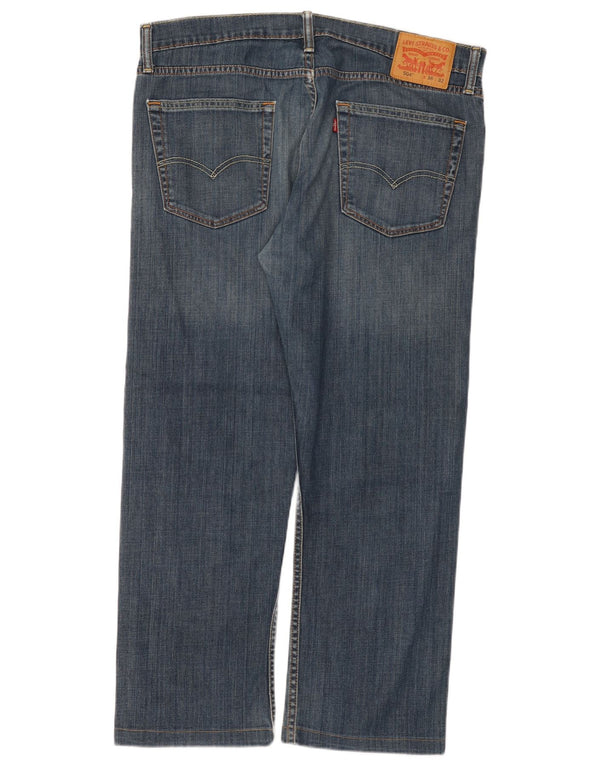 Męskie jeansy Levi's 504 Straight W36 L27 Niebieskie bawełniane