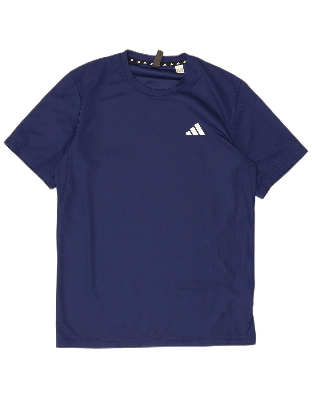 Męski t-shirt ADIDAS Aeroready, mały, granatowy, poliester