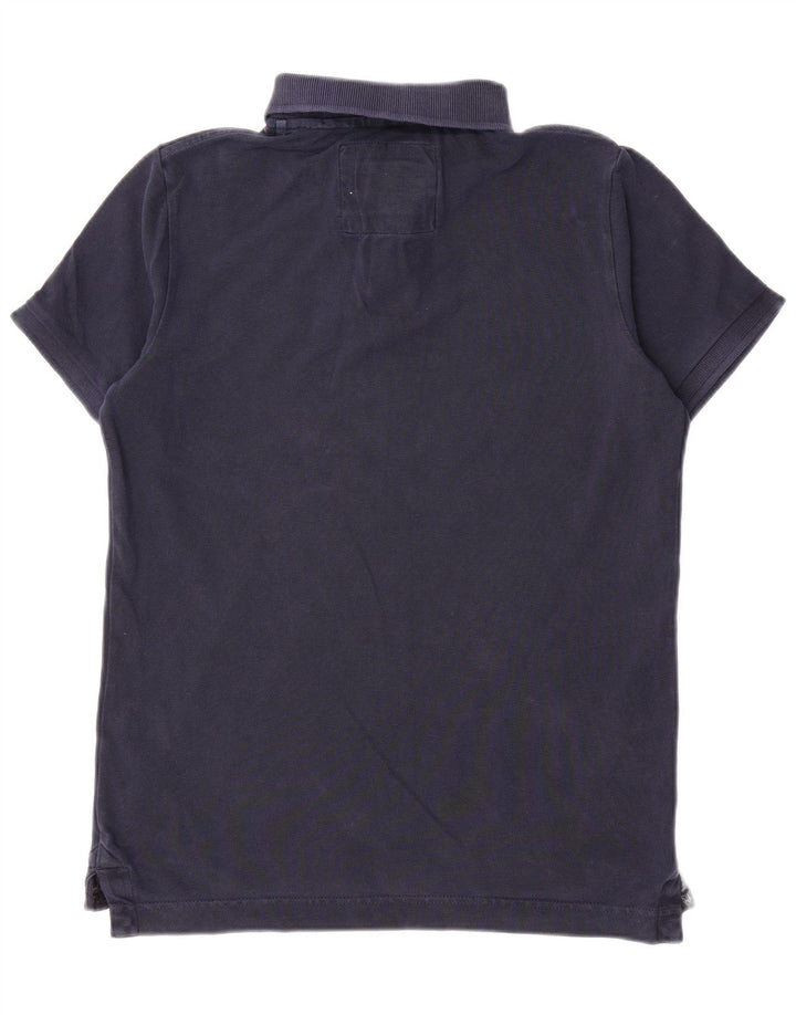Męska koszulka polo Superdry, duża, granatowa, bawełniana