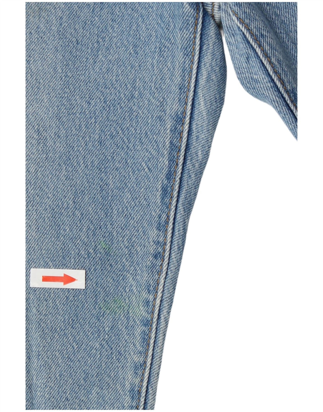 Damskie jeansy Levi's Ribcage Straight W24 L27 Niebieskie bawełniane