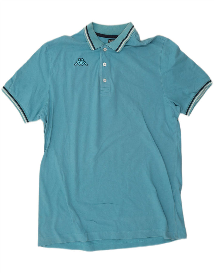 Męska koszulka polo Kappa XL niebieska