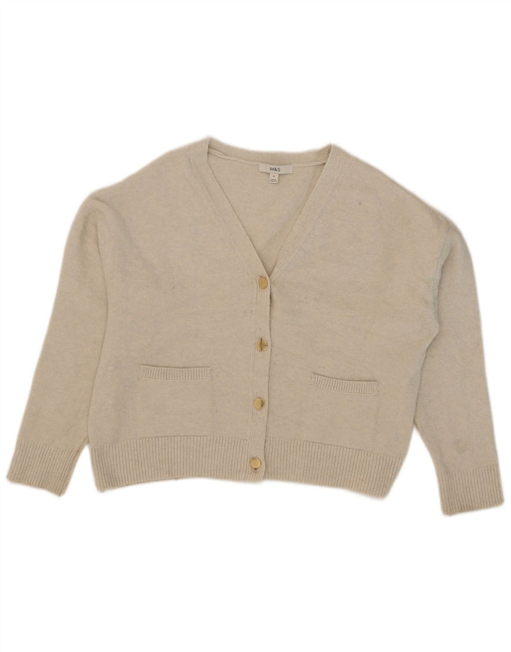 Marks & Spencer Damski sweter oversize UK 14 w kolorze średniego beżu