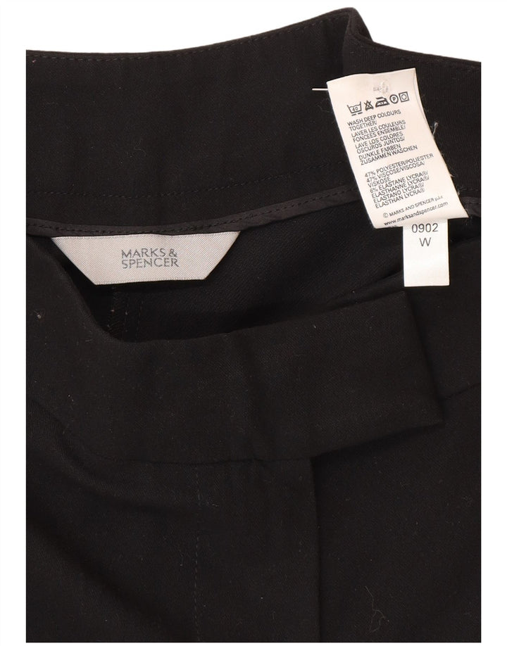 Spodnie damskie Marks & Spencer Bootcut UK 12 Medium W30 L29 Czarne