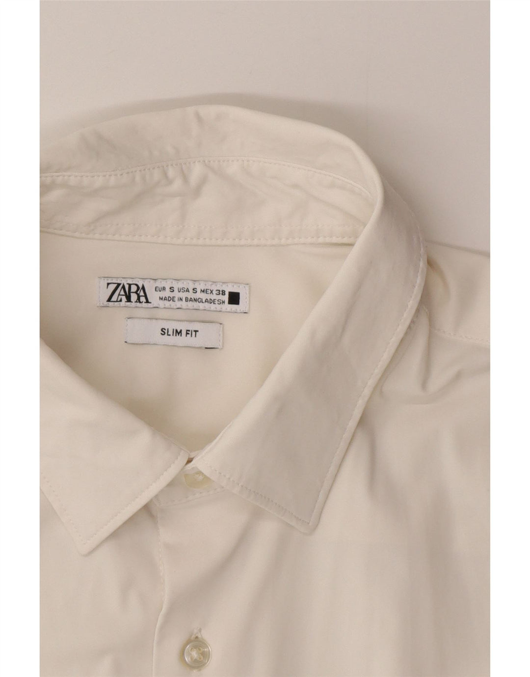 Koszula męska Zara Slim Fit, mała, biała