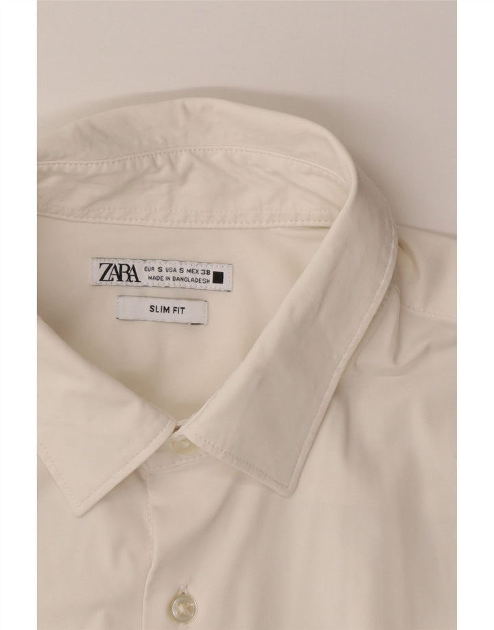 Koszula męska Zara Slim Fit, mała, biała
