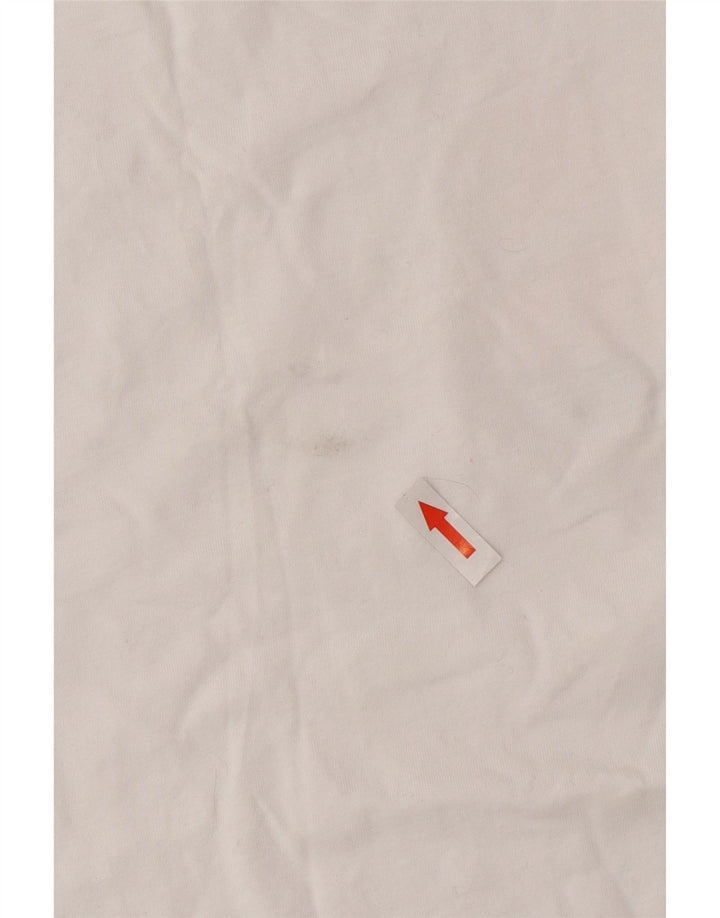 Męski T-shirt Vans o klasycznym kroju z grafiką, duży, duży, biały, bawełniany