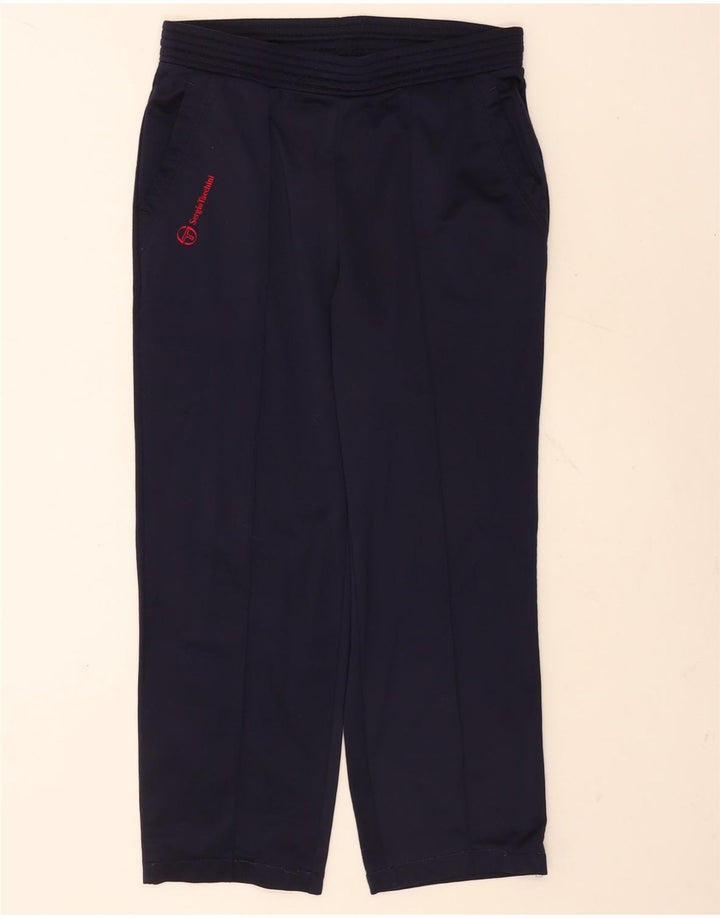 Sergio Tacchini Mens Full Tracksuit IT 46 Small Navy Blue Colourblock