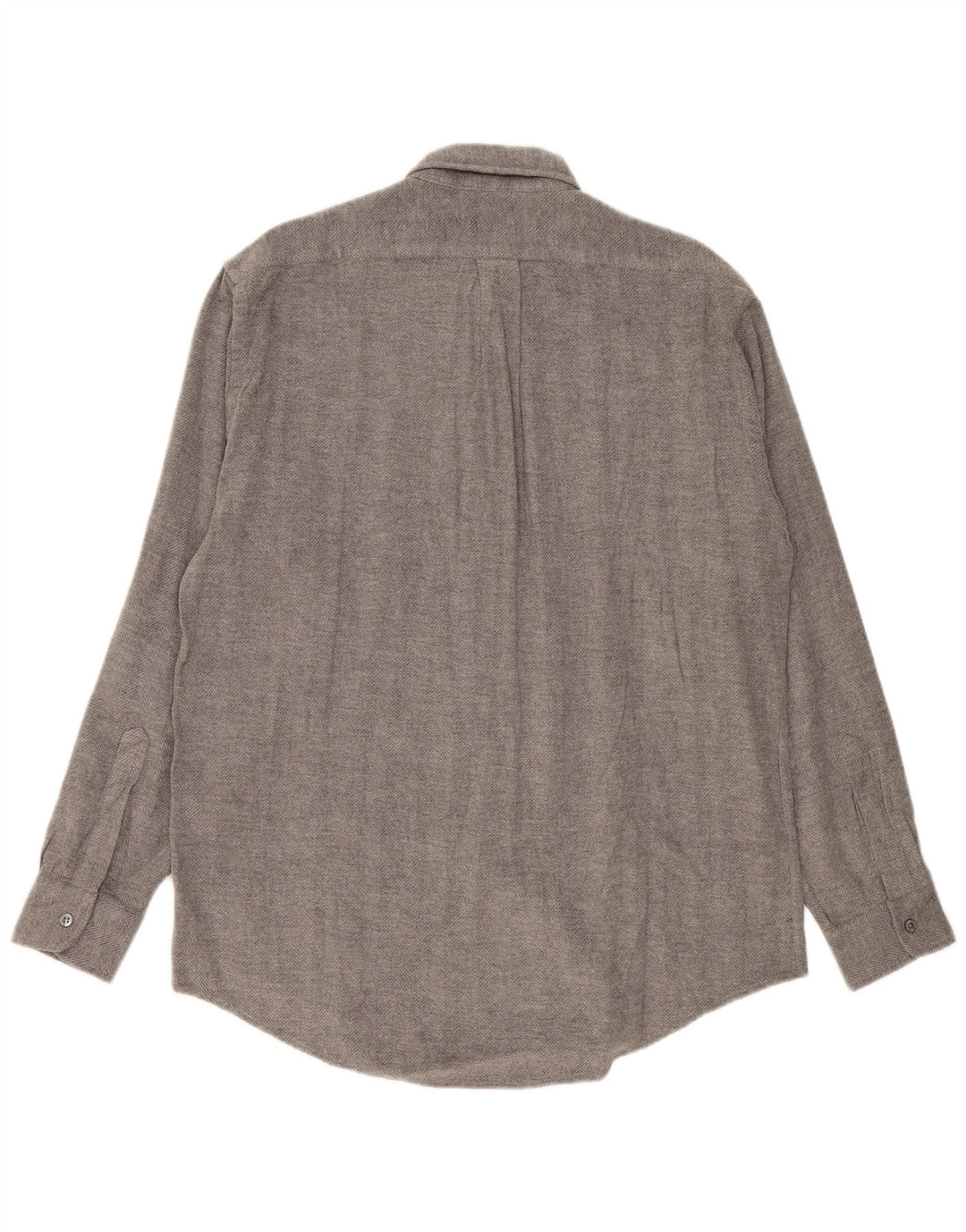 Koszula flanelowa męska Trussardi Jeans XL, szara wiskoza w jodełkę