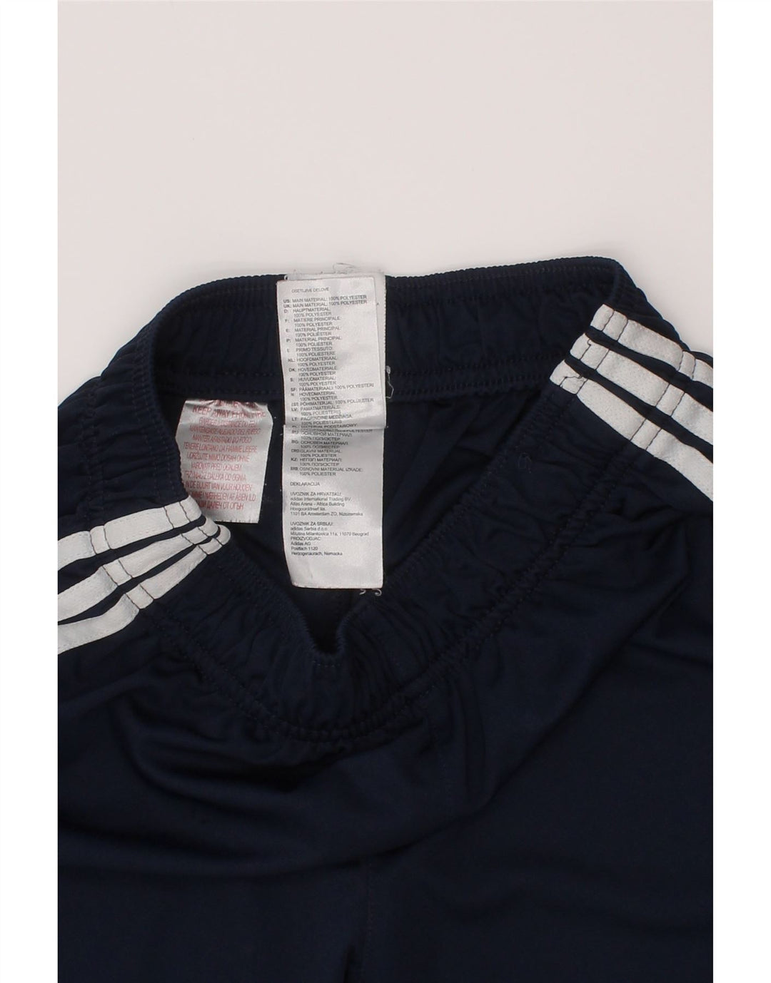Spodenki sportowe chłopięce Adidas 11-12 lat, granatowe, poliestrowe