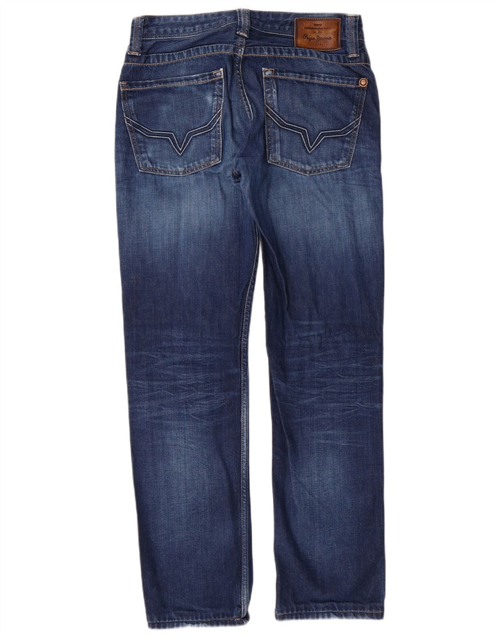 PEPE JEANS Męskie jeansy slim fit o regularnym kroju W31 L30 Niebieska bawełna