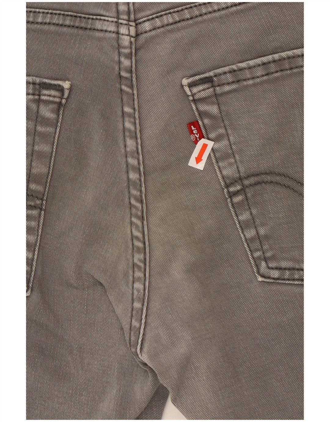 Damskie jeansy Levi's 511 Slim W32 L28 Szara bawełna