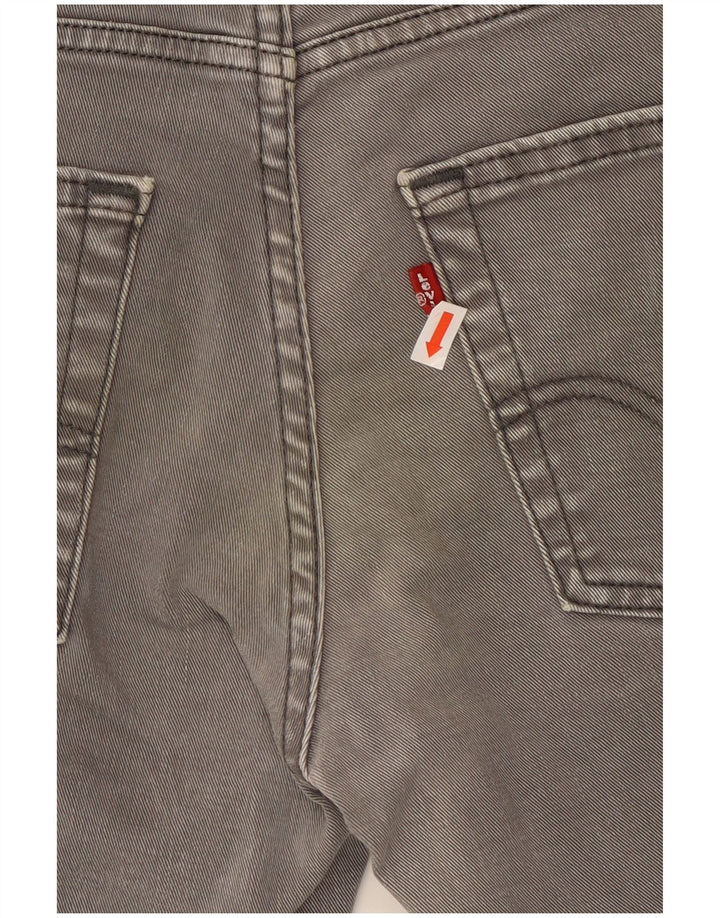 Damskie jeansy Levi's 511 Slim W32 L28 Szara bawełna