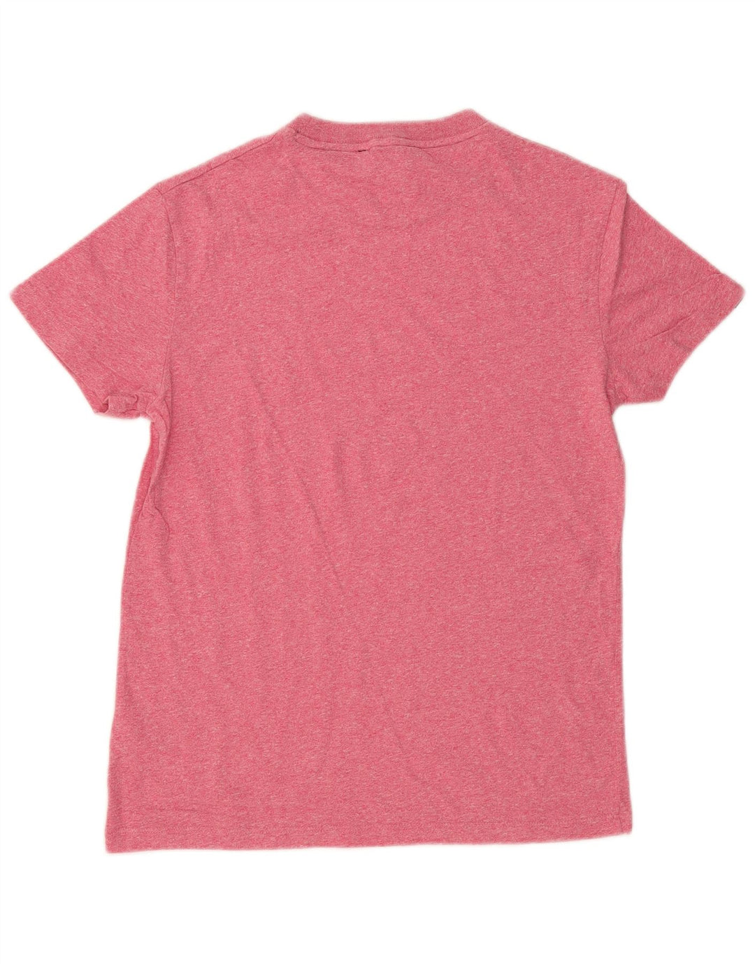 T-shirt męski Superdry, mały, różowy, bawełniany w plamki