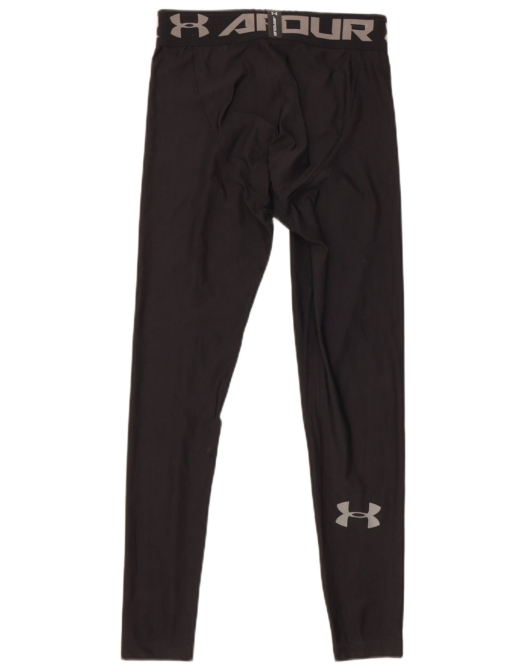 Męskie legginsy Under Armour z grafiką, średni czarny poliester