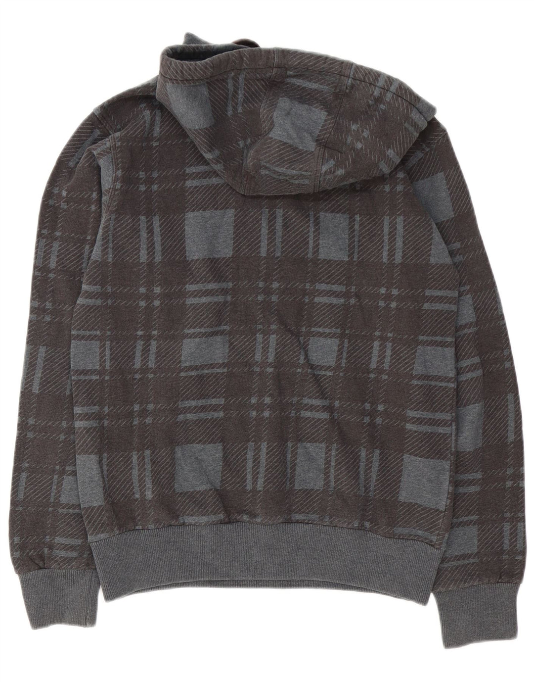 Męski sweter z kapturem North Sails, bawełniana w szarą kratę