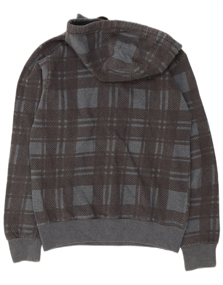 Męski sweter z kapturem North Sails, bawełniana w szarą kratę