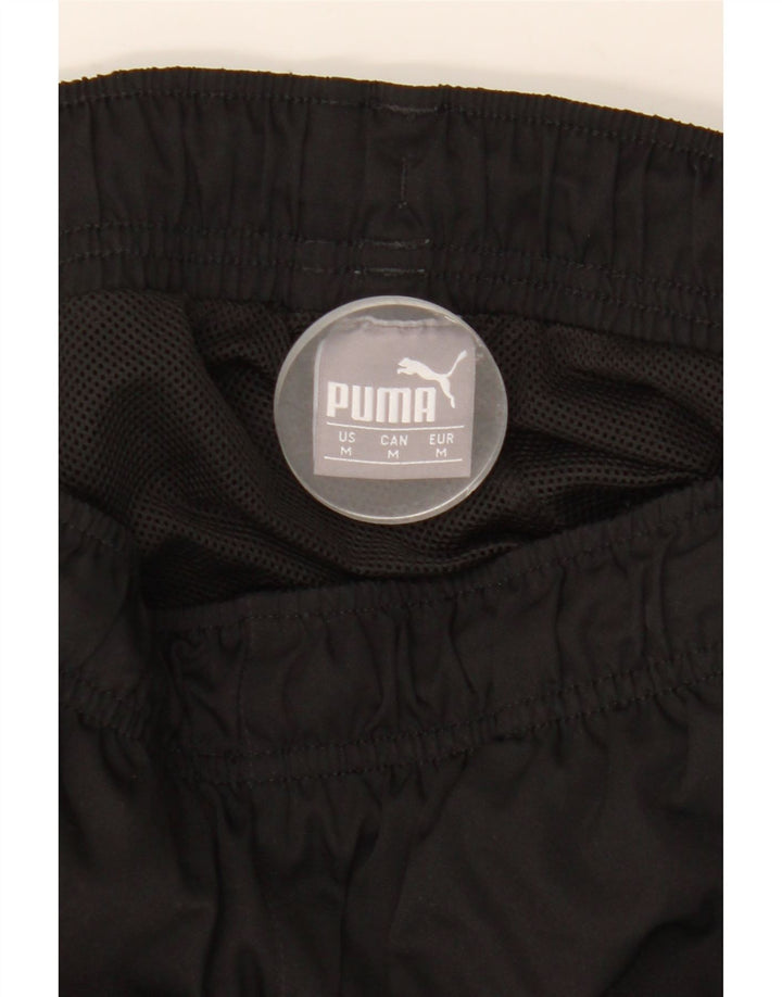 Męskie spodnie dresowe Puma Joggers, średni czarny poliester