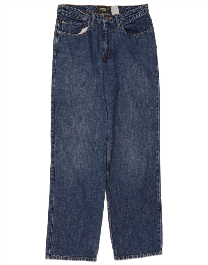 Damskie proste dżinsy Eddie Bauer W30 L31 niebieskie