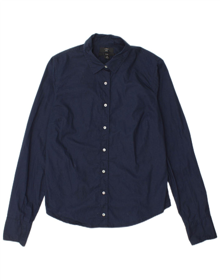 Koszula damska J. Crew 365 Slim US 6, średnia, granatowa, bawełniana
