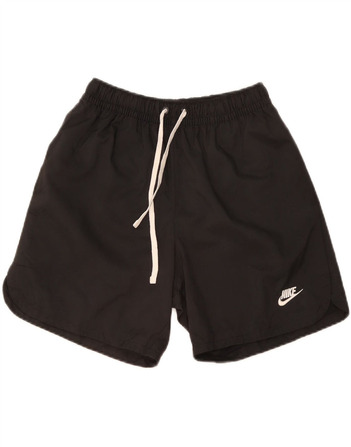 Męskie spodenki sportowe NIKE, małe, czarne, z poliestru