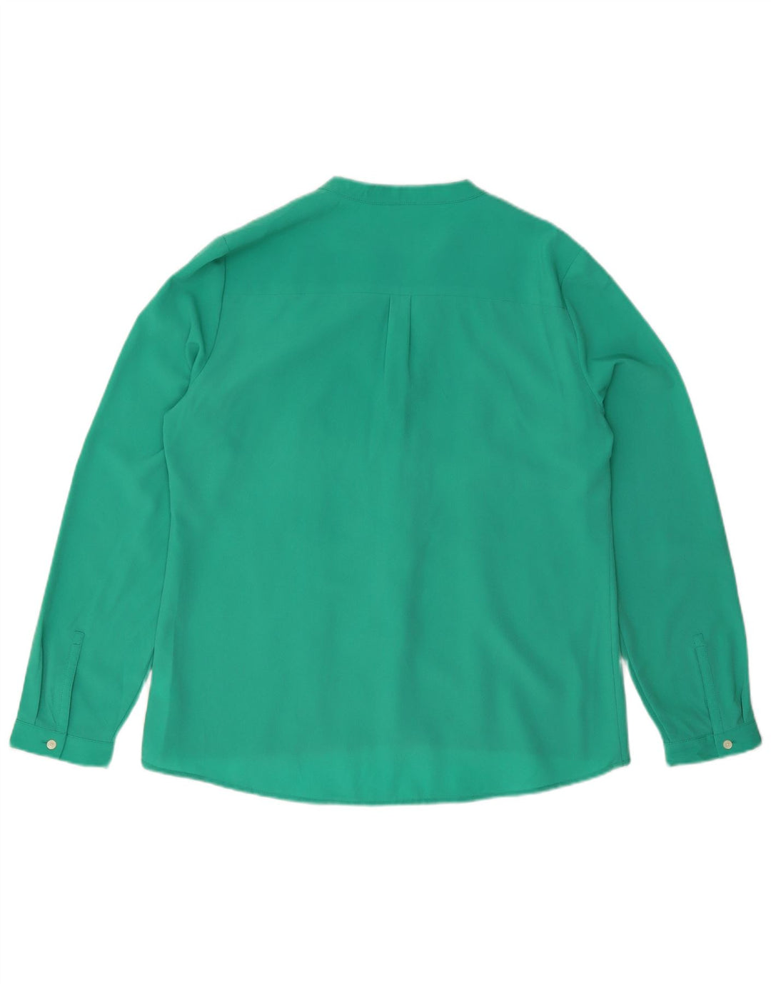 Damska bluzka koszulowa Calvin Klein UK 16, duża, zielona, poliester