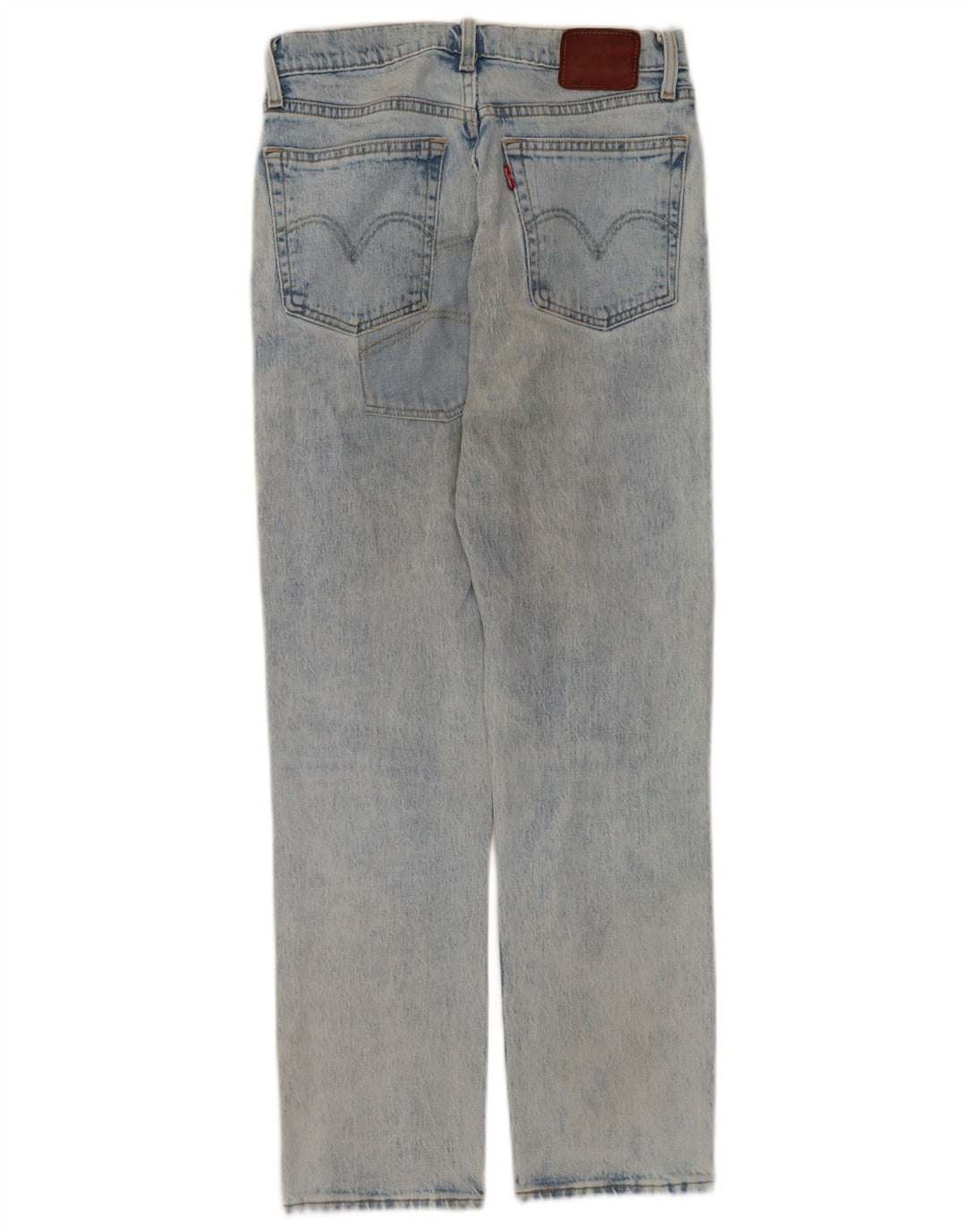 Damskie jeansy Levi's 501 Straight W26 L28 Niebieskie bawełniane