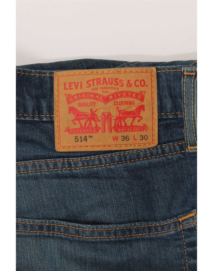 Męskie jeansy Levi's 514 Straight W36 L30 Niebieskie