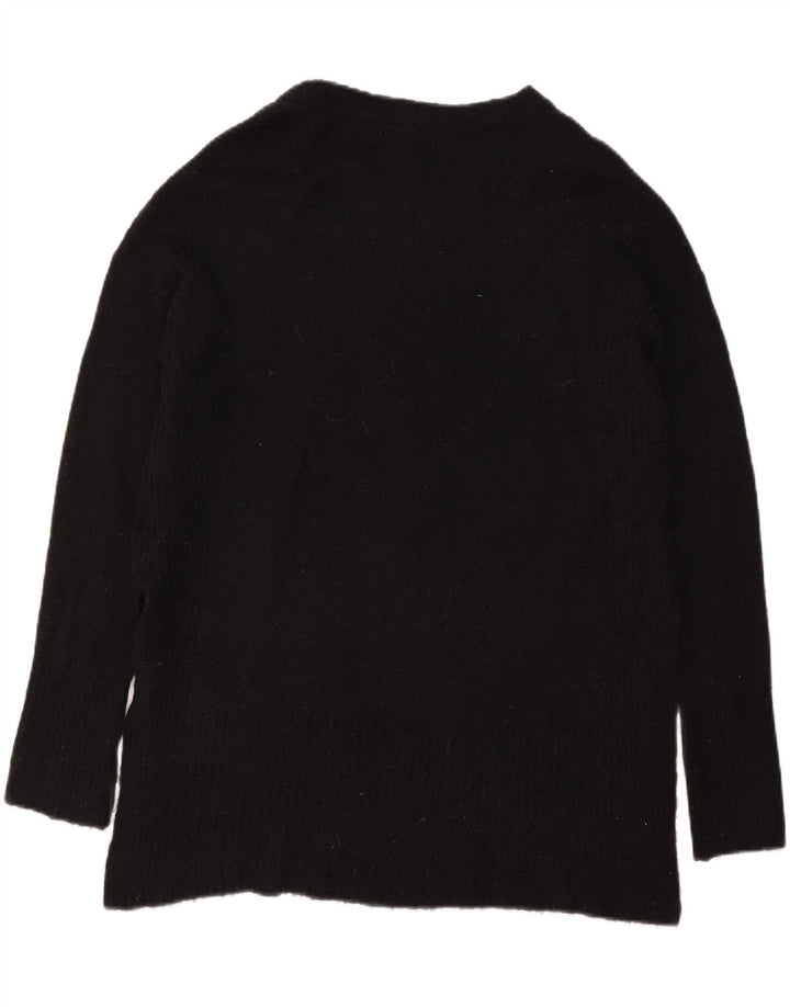 H&M Womens Boat Neck Jumper Sweater UK 14 Medium Black Acrylic Vintage H&M and Second-Hand H&M from Messina Hembry 