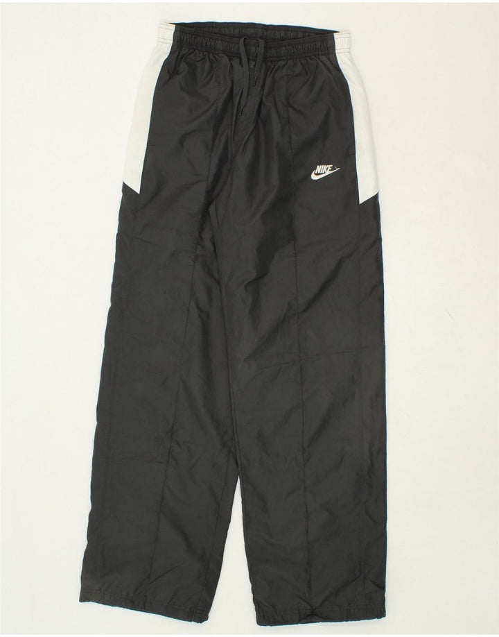 NIKE Boys Tracksuit Trousers 13-14 Years XL Grey Colourblock Polyester Vintage Nike and Second-Hand Nike from Messina Hembry 