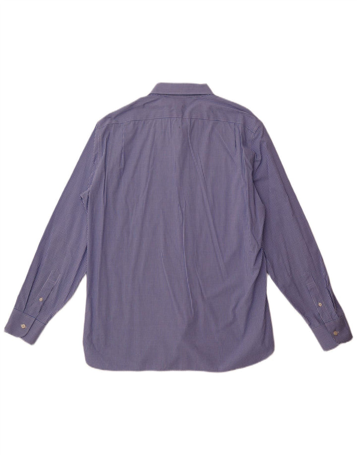 Koszula męska ze stretchem J. Crew, rozmiar 17 17/12 XL, niebieska kratka