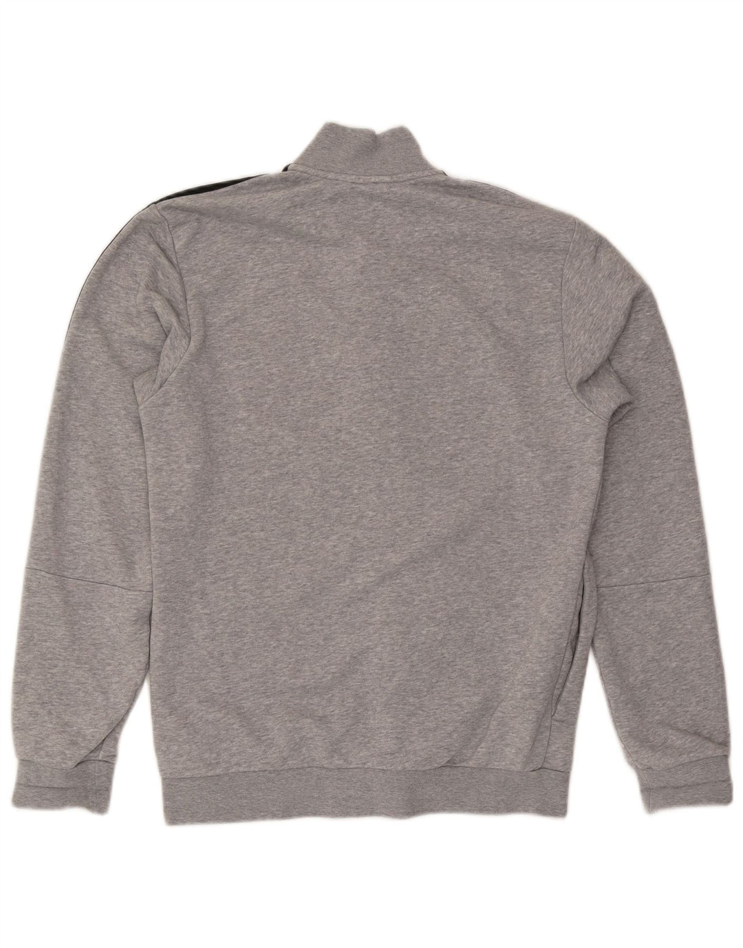 Adidas Męska bluza dresowa UK 38/40 Średnia szara, nakrapiana bawełna