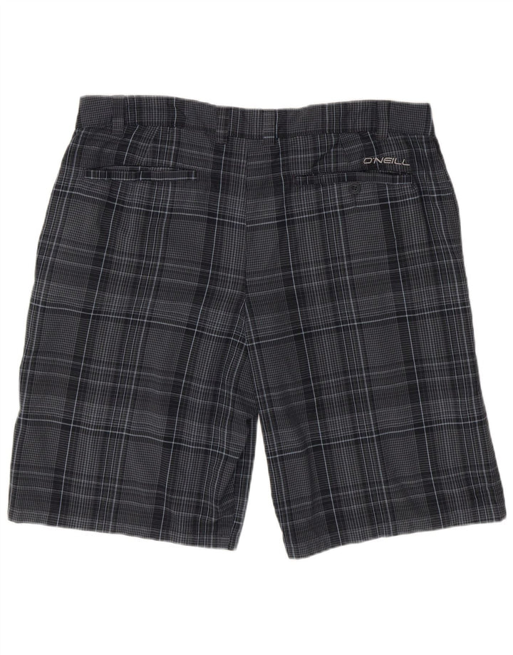 Męskie spodenki chino O'Neill W38 XL, granatowa, poliester w kratę
