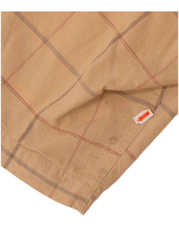 Męskie spodenki chino Converse Medium W32, beżowa, bawełniana krata