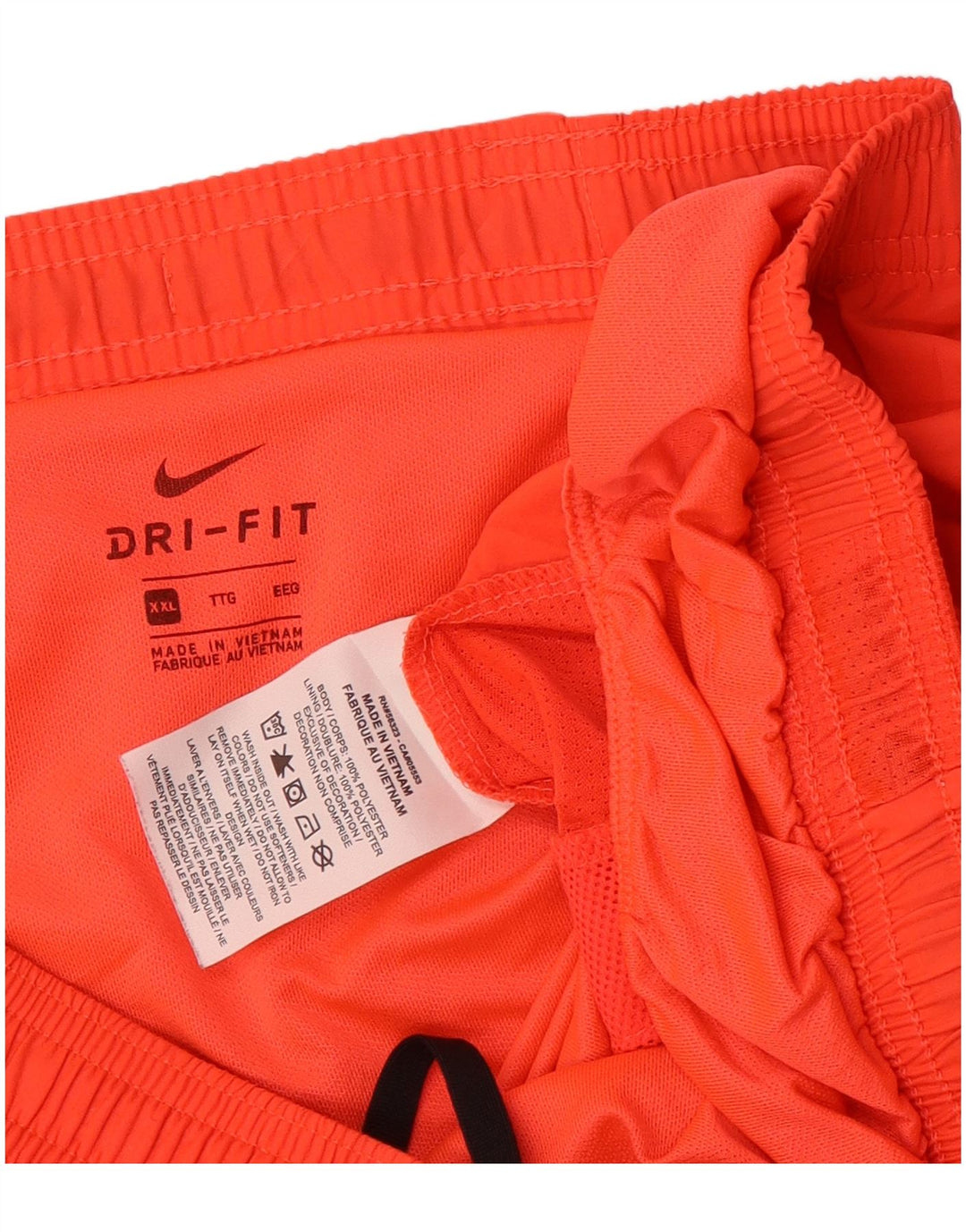 Damskie spodenki sportowe Nike Dri Fit UK 20 2XL Pomarańczowy poliester