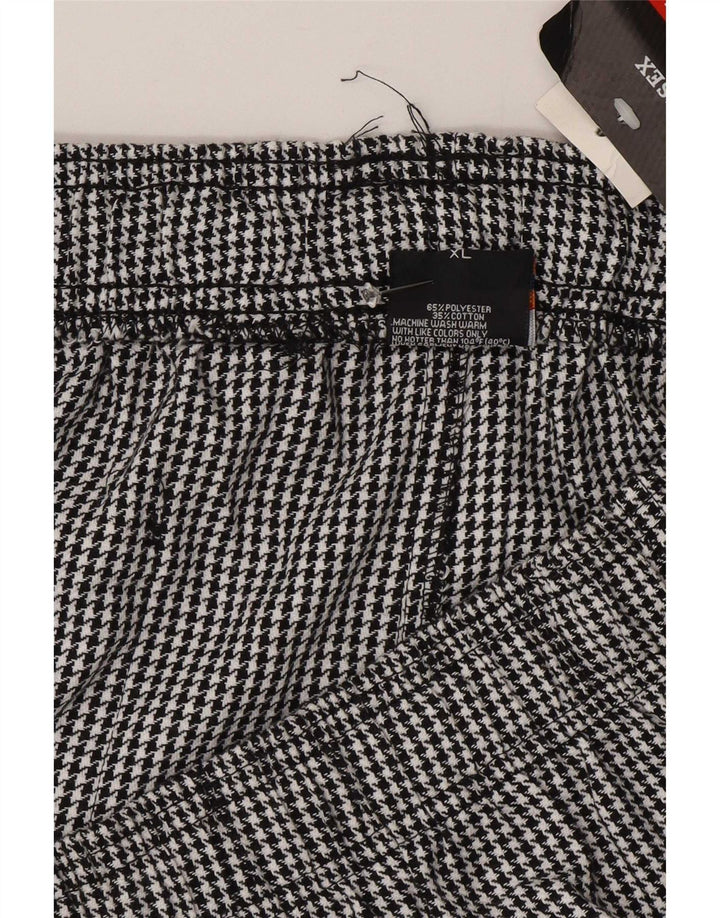 Męskie spodnie cargo Dickies XL W38 L32, czarny poliester w pepitkę