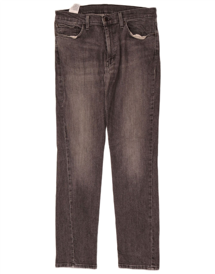Męskie jeansy Levi's 511 Slim W36 L33 Szara bawełna
