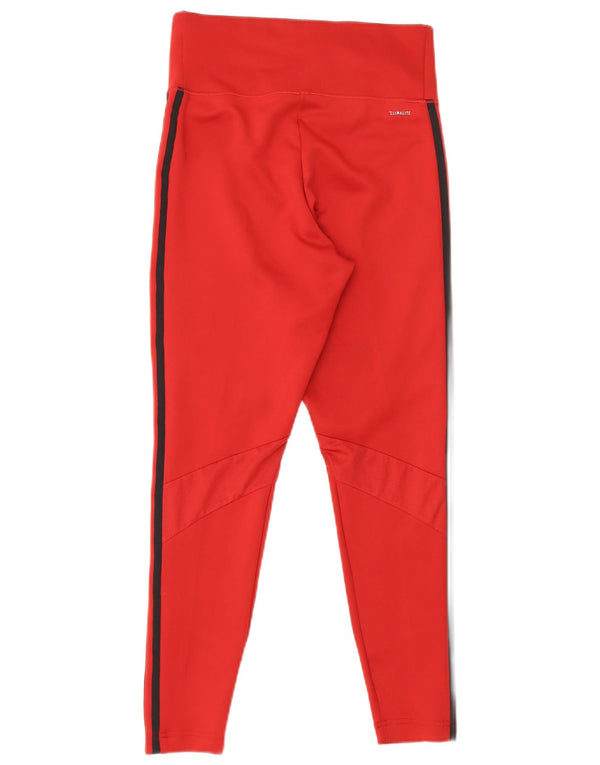 Damskie legginsy Adidas Climalite UK 12/14 Średni bordowy poliester