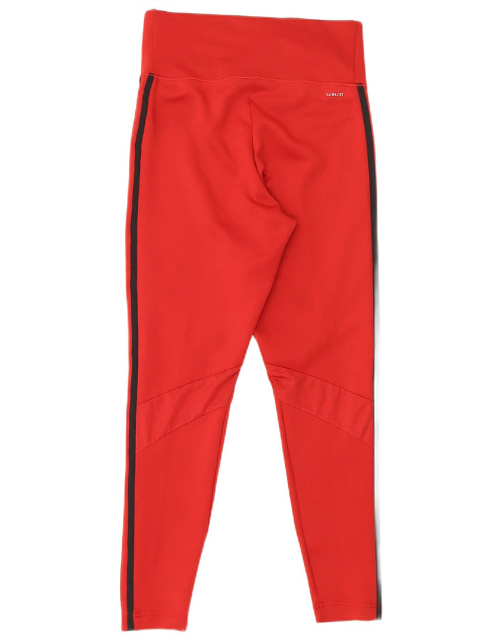 Damskie legginsy Adidas Climalite UK 12/14 Średni bordowy poliester