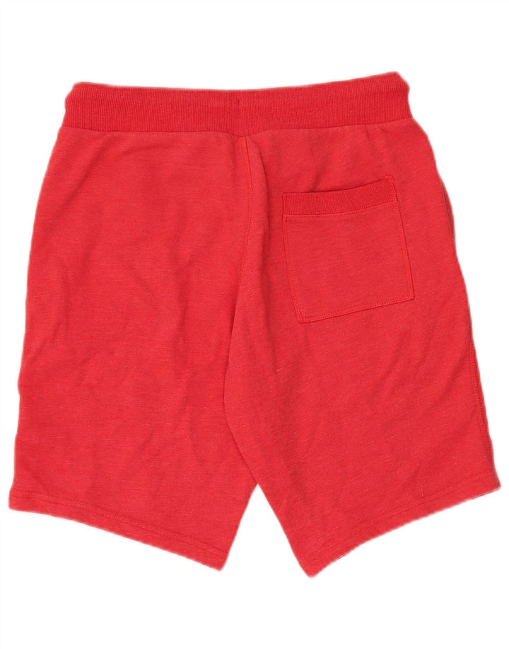 Męskie spodenki sportowe Superdry, średnioczerwone, bawełniane