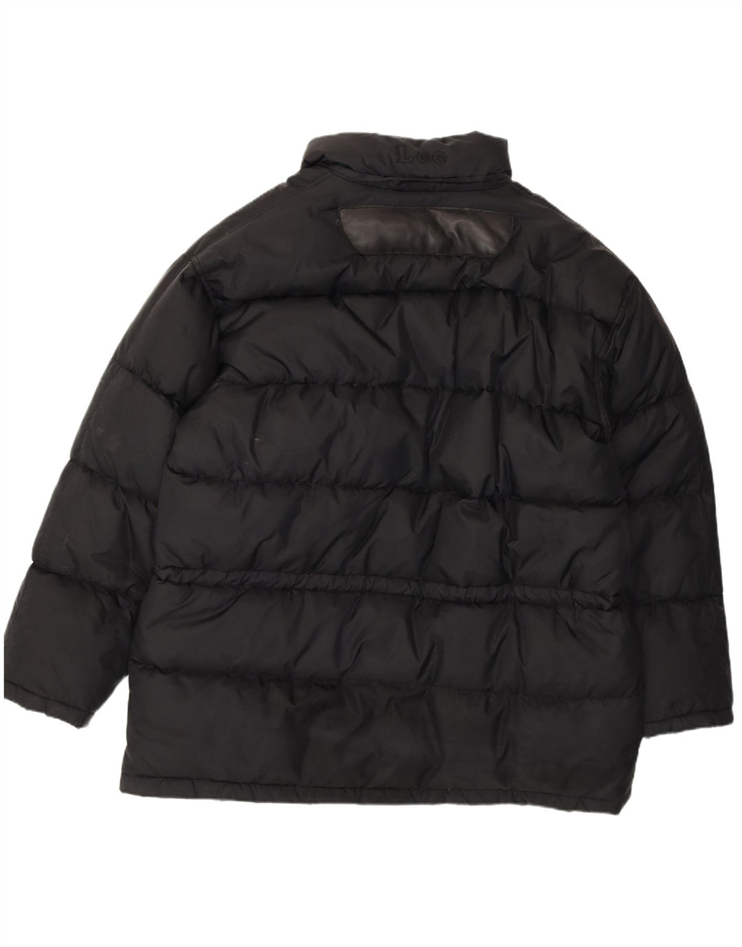 Męska ocieplana kurtka Lee UK 40, duża, czarna, poliester