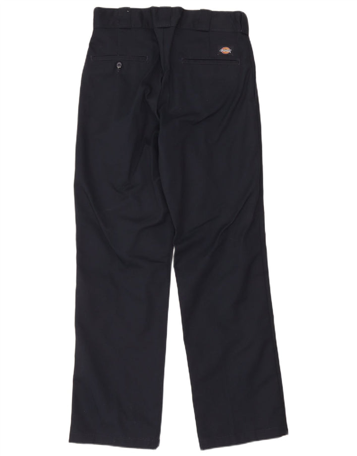 Męskie proste spodnie chino Dickies W31 L32 granatowy poliester