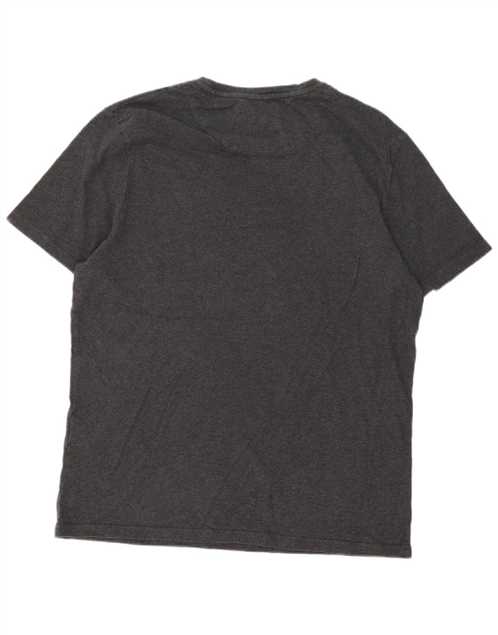 Lyle & Scott Męski T-shirt Top XL, szary, bawełniany