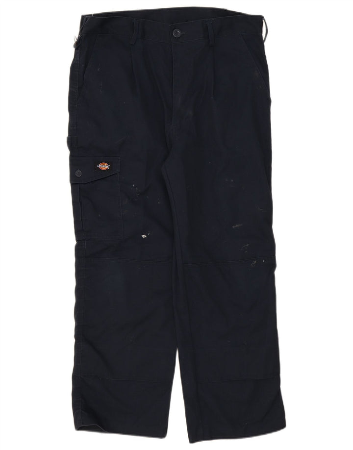 Męskie proste spodnie cargo Dickies W34 L26 Granatowy poliester