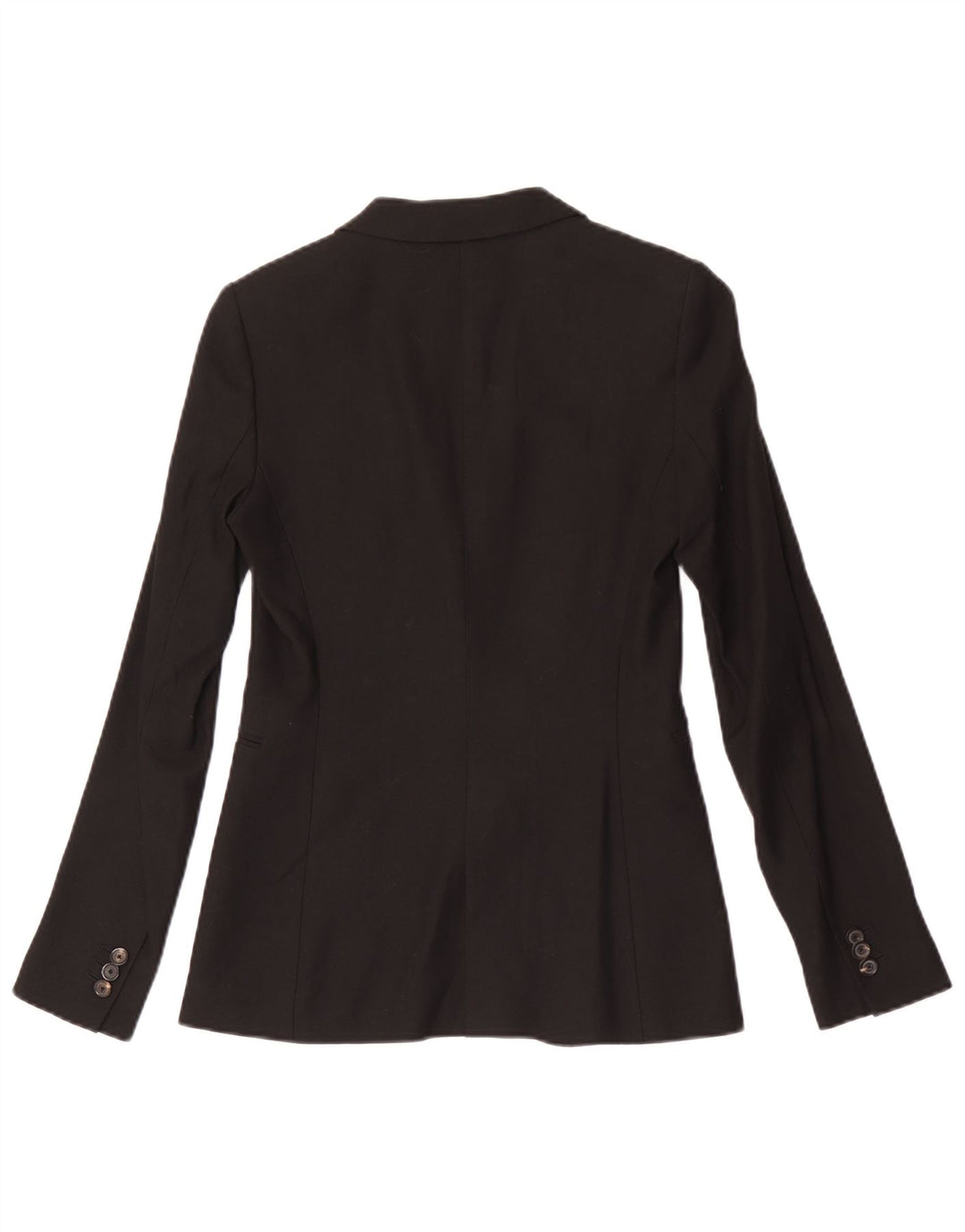 MASSIMO DUTTI Damska marynarka zapinana na 1 guzik EU 34 XS, czarna wełna